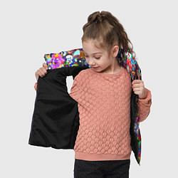 Детский жилет BRAWL STATS ВСЕ ПЕРСОНАЖИ, цвет: 3D-черный — фото 2