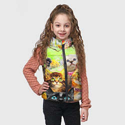 Детский жилет КОТЫ, цвет: 3D-черный — фото 2