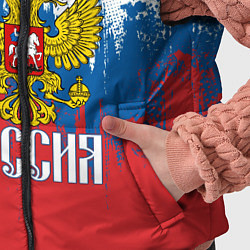 Детский жилет РОССИЯ ТРИКОЛОР, цвет: 3D-красный — фото 2