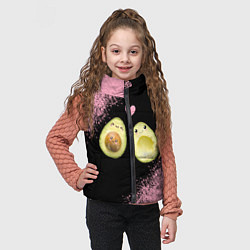 Детский жилет Авокадо, цвет: 3D-черный — фото 2