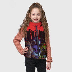 Детский жилет Five Nights At Freddys, цвет: 3D-черный — фото 2