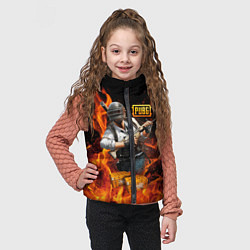 Детский жилет PUBG, цвет: 3D-светло-серый — фото 2