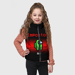 Детский жилет AMONG US, цвет: 3D-светло-серый — фото 2