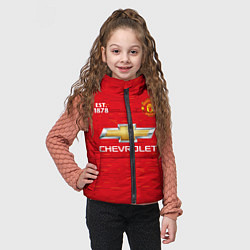 Детский жилет MANCHESTER UNITED 2021 - HOME, цвет: 3D-светло-серый — фото 2