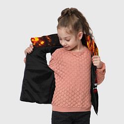 Детский жилет Geometry Dash Demon Z, цвет: 3D-черный — фото 2