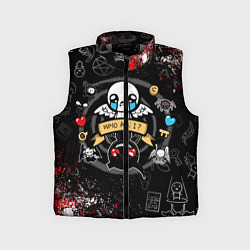 Детский жилет The Binding of Isaac ИСААК, цвет: 3D-светло-серый