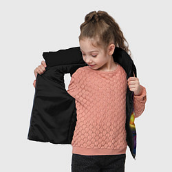 Детский жилет Витти на темном фоне, цвет: 3D-черный — фото 2