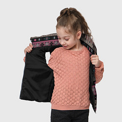 Детский жилет Этнический полосатый орнамент, цвет: 3D-черный — фото 2