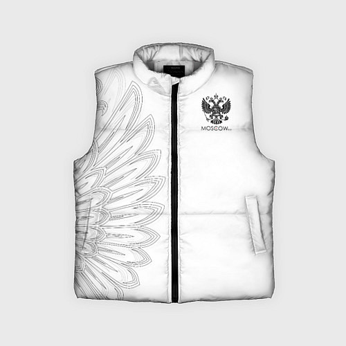 Детский жилет Russia MSKSide - Colorless / 3D-Светло-серый – фото 1