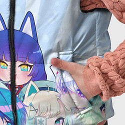 Детский жилет Gacha Club Character, цвет: 3D-красный — фото 2