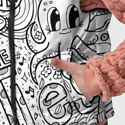 Детский жилет All you need is The Beatles Раскраска, цвет: 3D-светло-серый — фото 2