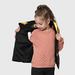 Детский жилет Ху Тао - Геншин импакт, цвет: 3D-черный — фото 2