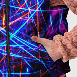 Детский жилет NEON LINES Glowing Lines Effect, цвет: 3D-светло-серый — фото 2