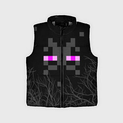 Детский жилет ЭНДЕРМЕН МАЙНКРАФТ MINECRAFT, цвет: 3D-светло-серый