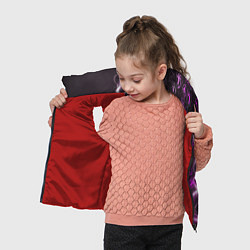 Детский жилет TESLA HALF PATTERN, цвет: 3D-красный — фото 2