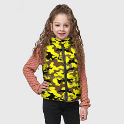 Детский жилет Камуфляж Жёлто-Коричневый, цвет: 3D-светло-серый — фото 2