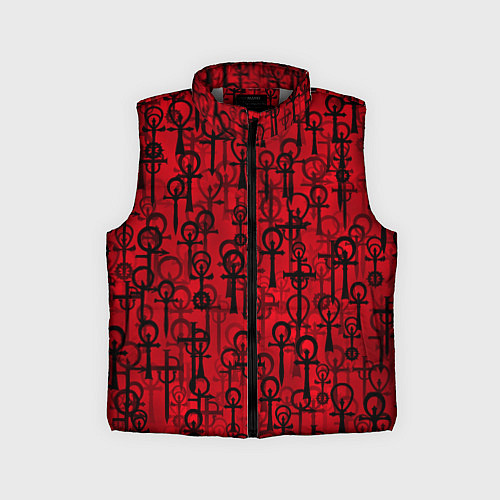 Детский жилет Знаки вампиров / 3D-Светло-серый – фото 1