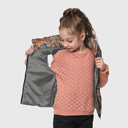 Детский жилет Паттерн волнистые узоры, цвет: 3D-светло-серый — фото 2
