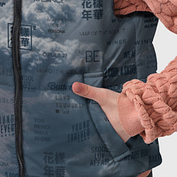 Детский жилет BTS Дискография, цвет: 3D-черный — фото 2