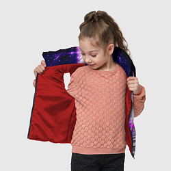 Детский жилет Vaporwave Neon Space, цвет: 3D-красный — фото 2
