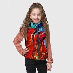 Детский жилет Abstract color pattern Fashion 2022, цвет: 3D-светло-серый — фото 2