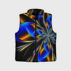 Детский жилет Neon vanguard pattern Fashion 2023, цвет: 3D-светло-серый