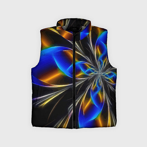 Детский жилет Neon vanguard pattern Fashion 2023 / 3D-Светло-серый – фото 1
