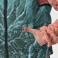 Детский жилет Абстрактная геометрическая графика ,цвет морской в, цвет: 3D-светло-серый — фото 2