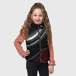 Детский жилет Спорт - линии, цвет: 3D-черный — фото 2