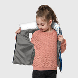 Детский жилет Psg синие брызги, цвет: 3D-светло-серый — фото 2