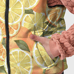 Детский жилет Летние Апельсины, цвет: 3D-светло-серый — фото 2