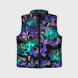 Детский жилет Floral pattern Summer night Fashion trend 2025, цвет: 3D-красный