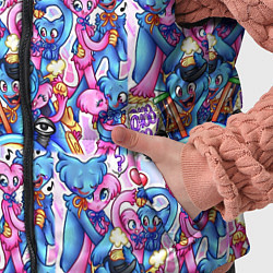 Детский жилет POPPY PLAYTIME HAGGY WAGGY AND KISSY MISSY LOVE, цвет: 3D-светло-серый — фото 2