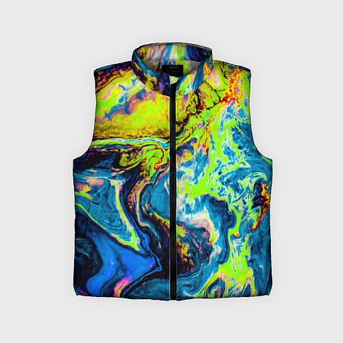 Детский жилет The Poisonous Palette / 3D-Светло-серый – фото 1