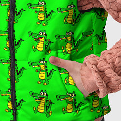 Детский жилет EMOTIONAL CROCODILES, цвет: 3D-светло-серый — фото 2