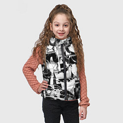 Детский жилет Komi san pattern, цвет: 3D-красный — фото 2