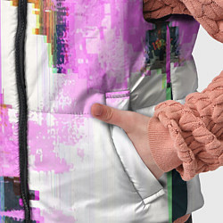 Детский жилет Glitch art Fashion trend, цвет: 3D-светло-серый — фото 2