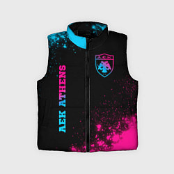 Детский жилет AEK Athens - Neon Gradient, цвет: 3D-черный