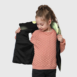 Детский жилет Боруссия Абстракция, цвет: 3D-черный — фото 2