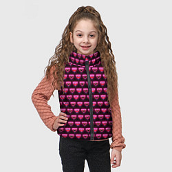 Детский жилет Poppy Playtime - Kissy Missy Pattern - Huggy Wuggy, цвет: 3D-черный — фото 2