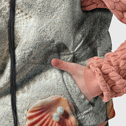 Детский жилет Звезда из песка, ракушки и две жемчужины, цвет: 3D-красный — фото 2