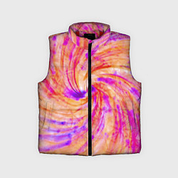 Детский жилет Color swirls