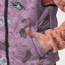 Детский жилет Драконьи волны, цвет: 3D-красный — фото 2