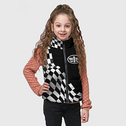 Детский жилет FAW racing flag, цвет: 3D-черный — фото 2
