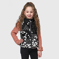 Детский жилет Геометрические грани, цвет: 3D-черный — фото 2