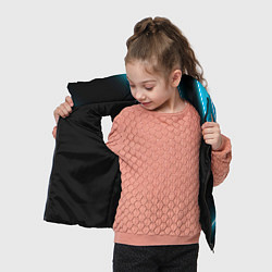 Детский жилет Mini неоновые лампы, цвет: 3D-черный — фото 2