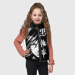 Детский жилет Тёмный Дворецкий Себастиан, цвет: 3D-черный — фото 2