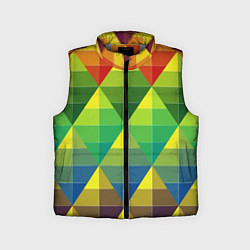 Детский жилет Узор из разноцветных фигур