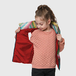 Детский жилет Мармеладная лента, цвет: 3D-красный — фото 2