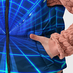 Детский жилет Неоновый туннель, цвет: 3D-черный — фото 2